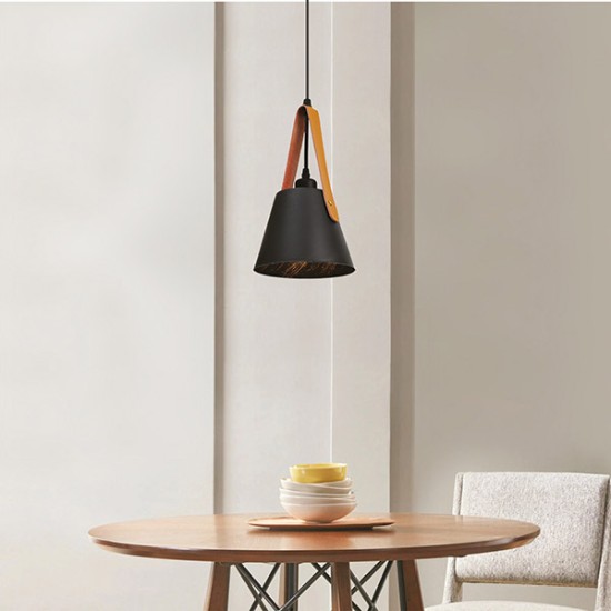 ΦΩΤΙΣΤΙΚΟ ΚΡΕΜΑΣΤΟ ΜΟΝΟΦΩΤΟ Ε27  ΜΑΥΡΟ