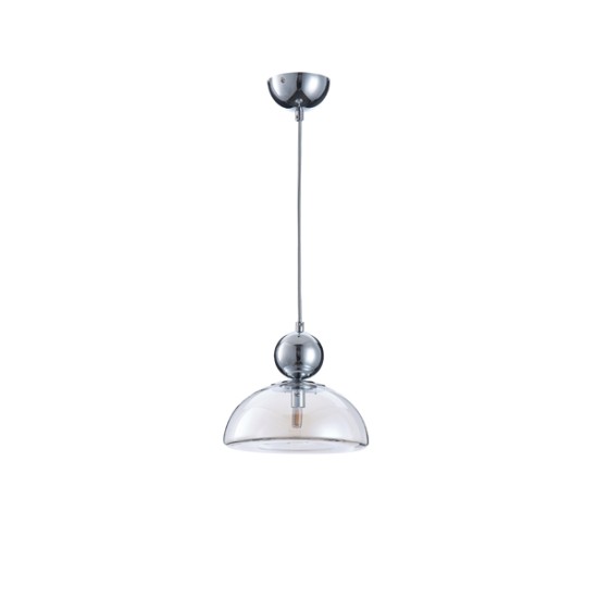 ΦΩΤΙΣΤΙΚΟ ΚΡΕΜΑΣΤΟ ΓΥΑΛΙ ΜΟΝΟΦΩΤΟ G9 MAX 25W 230x1260mm ΑΣΗΜΙ ARTE ILLUMINA CLEAR