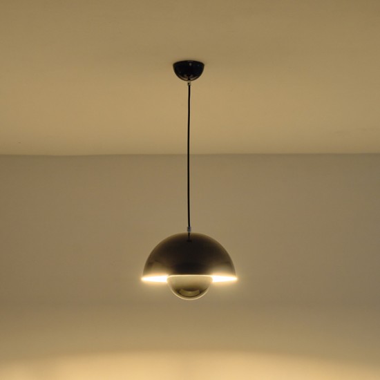 ΦΩΤΙΣΤΙΚΟ ΚΡΕΜΑΣΤΟ ΜΕΤΑΛΛΟ ΜΟΝΟΦΩΤΟ 1ΧE27 Max 15W Φ300X1290mm ΜΑΥΡΟ ARTE ILLUMINA JARDEN