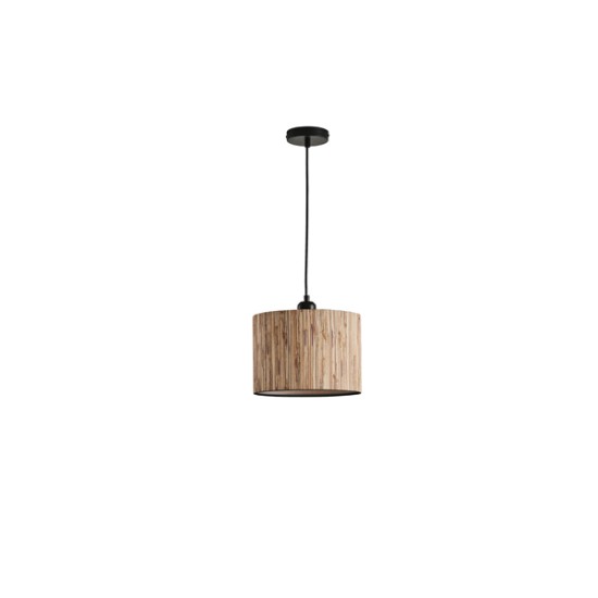 ΦΩΤΙΣΤΙΚΟ ΚΡΕΜΑΣΤΟ PAMPAS ΜΟΝΟΦΩΤΟ 1XE27 Max 15W Φ250X1260mm ΜΠΕΖ ARTE ILLUMINA AENON