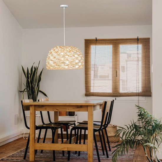 ΦΩΤΙΣΤΙΚΟ ΚΡΕΜΑΣΤΟ ΜΟΝΟΦΩΤΟ Ε27 MAX 60W  BAMBOO