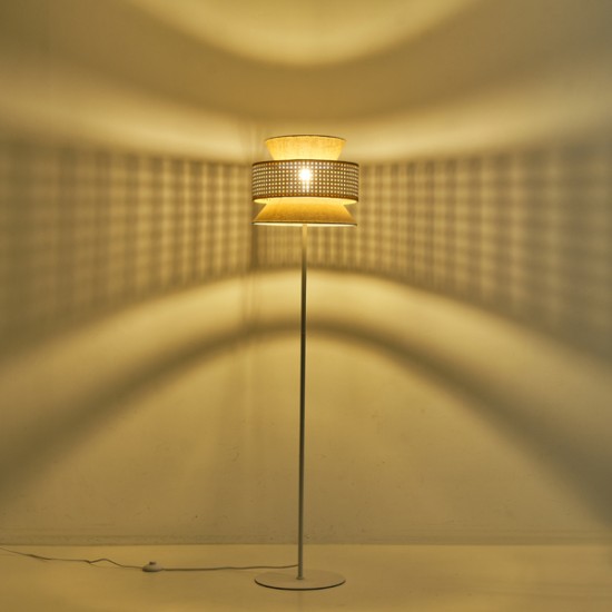 ΦΩΤΙΣΤΙΚΟ ΕΠΙΔΑΠΕΔΙΟ ΥΦΑΣΜΑ 1XE27 MAX 15W 350X1450mm MΠΕΖ-ΜΑΤ ΛΕΥΚΟ ARTE ILLUMINA ISLA