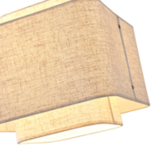 ΦΩΤΙΣΤΙΚΟ ΚΡΕΜΑΣΤΟ ΥΦΑΣΜΑ  1XΕ27 ΜΑΧ 60W Φ320Χ1090mm ΜΠΕΖ ARTE ILLUMINA ΜUSA