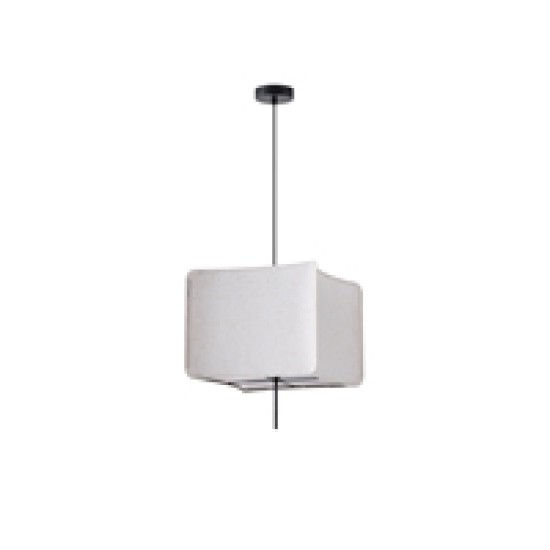 ΦΩΤΙΣΤΙΚΟ ΚΡΕΜΑΣΤΟ ΥΦΑΣΜΑ 1XΕ27 ΜΑΧ 40W 480ΧH900mm ΜΠΕΖ ARTE ILLUMINA TOSCANY