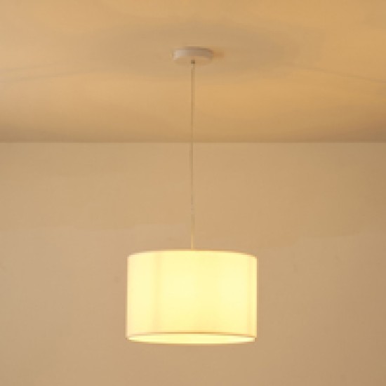 ΦΩΤΙΣΤΙΚΟ ΚΡΕΜΑΣΤΟ ΥΦΑΣΜΑ 1XΕ27 MAX 40W Φ300Χ1230mm ΜΑΥΡΟ ARTE ILLUMINA ERA