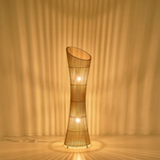 ΦΩΤΙΣΤΙΚΟ ΕΠΙΔΑΠΕΔΙΟ BAMBOO 1XE27 MAX 40W 295X295X1180mm ARTE ILLUMINA CALYPSO