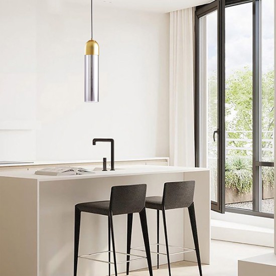 ΦΩΤΙΣΤΙΚΟ ΚΡΕΜΑΣΤΟ ΜΟΝΟ Ε14X1 SMOKY/ΧΡΥΣΟ