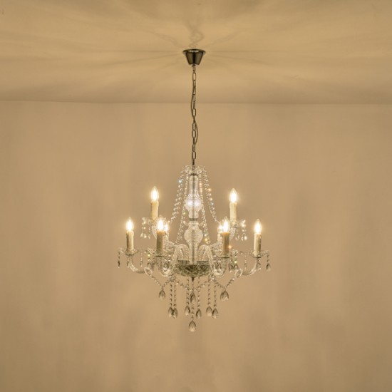 ΦΩΤΙΣΤΙΚΟ ΚΡΕΜΑΣΤΟ ΜΕΤΑΛΛΟ-ΓΥΑΛΙ 9ΦΩΤΟ  9X14E ΜΑΧ 15W 710X1750mm ΛΕΥΚΟ ARTE ILLUMINA KRISTALLO