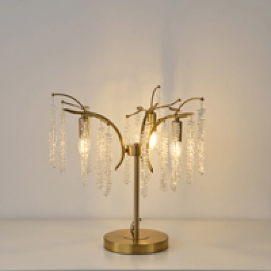 ΦΩΤΙΣΤΙΚΟ ΕΠΙΤΡΑΠΕΖΙΟ ΜΕΤΑΛΛΟ-ΔΙΑΦΑΝΕΣ ΓΥΑΛΙ 3XE14 ΜΑΧ 15W 500X500mm ARTE ILLUMINA KRISTALLO