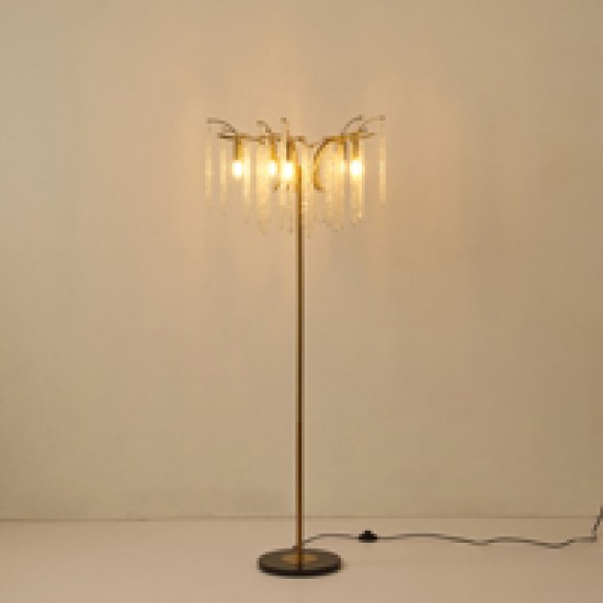 ΦΩΤΙΣΤΙΚΟ ΕΠΙΔΑΠΕΔΙΟ ΜΕΤΑΛΛΟ-ΔΙΑΦΑΝΕΣ ΓΥΑΛΙ 5XE14 ΜΑΧ 15W 1500X580mm ARTE ILLUMINA KRISTALLO