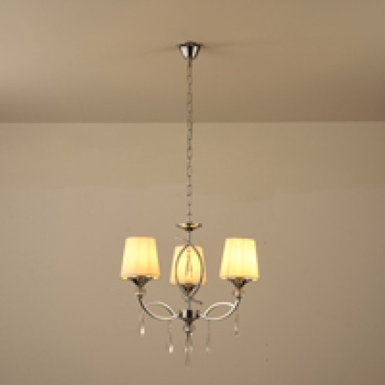 ΦΩΤΙΣΤΙΚΟ ΚΡΕΜΑΣΤΟ ΜΕΤΑΛΛΟ-ΥΦΑΣΜΑ-ΓΥΑΛΙ 3ΦΩΤΟ 3XE14 ΜΑΧ 8W Φ580X1280mm ΑΣΗΜΙ  COUNTESS