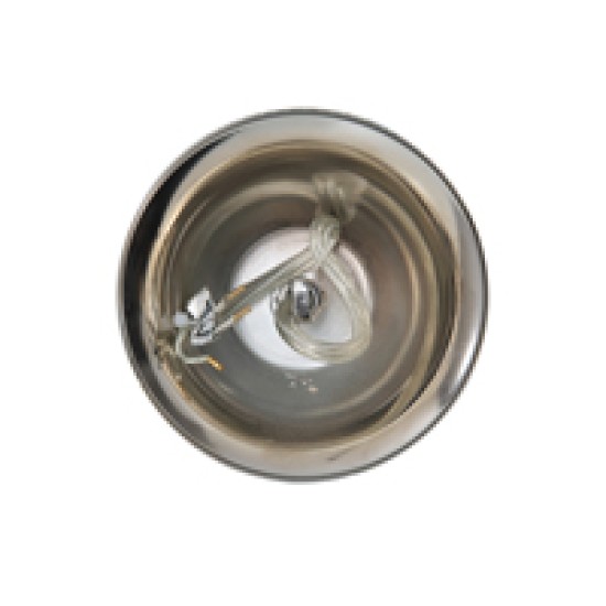 ΦΩΤΙΣΤΙΚΟ ΚΡΕΜΑΣΤΟ ΜΕΤΑΛΛΟ-ΥΦΑΣΜΑ-ΓΥΑΛΙ 5ΦΩΤΟ 5XE14 ΜΑΧ 8W Φ600X1280mm ΑΣΗΜΙ  COUNTESS