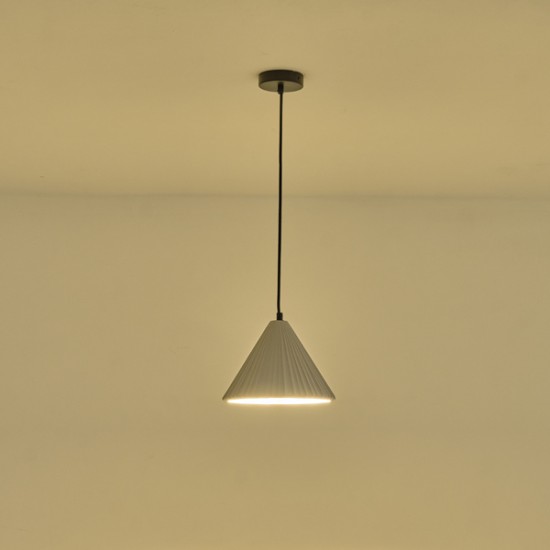 ΦΩΤΙΣΤΙΚΟ ΚΡΕΜΑΣΤΟ ΤΣΙΜΕΝΤΟ 1XE27 MAX 15W 240X240X210mm ΓΚΡΙ ARTE ILLUMINA PLATRE