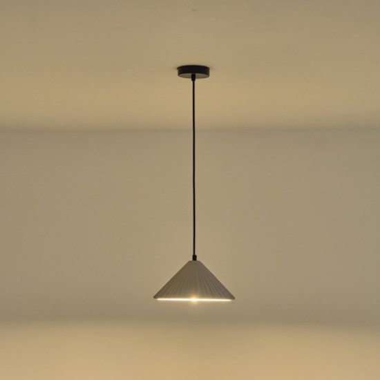 ΦΩΤΙΣΤΙΚΟ ΚΡΕΜΑΣΤΟ ΤΣΙΜΕΝΤΟ 1XE27 MAX 15W 250X250X1240mm ΓΚΡΙ ARTE ILLUMINA PLATRE