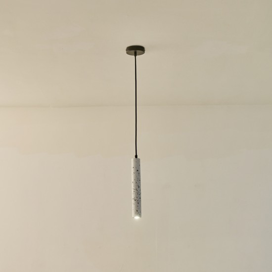 ΦΩΤΙΣΤΙΚΟ ΚΡΕΜΑΣΤΟ ΤΣΙΜΕΝΤΟ LED 3W 45X45X300mm ΛΕΥΚΟ ARTE ILLUMINA SALPICO