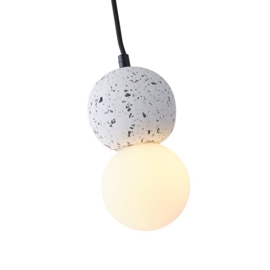 ΦΩΤΙΣΤΙΚΟ ΚΡΕΜΑΣΤΟ ΤΣΙΜΕΝΤΟ&ΓΥΑΛΙ G9 MAX 15W 100X100X210mm  ΛΕΥΚΟ ARTE ILLUMINA  SALPICO