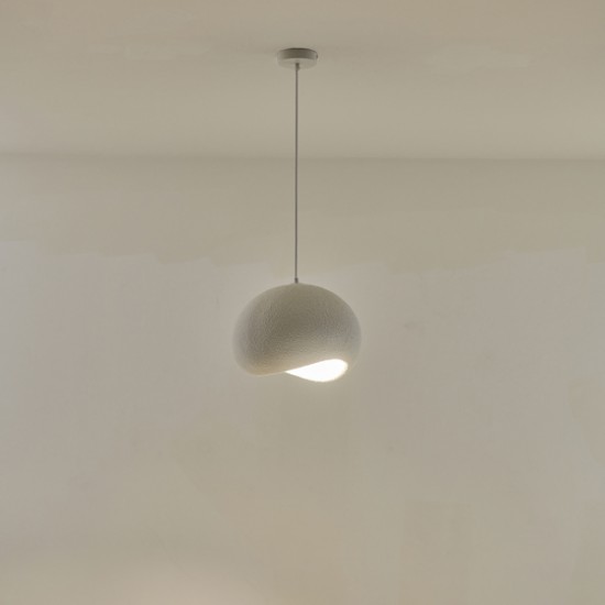 ΦΩΤΙΣΤΙΚΟ ΚΡΕΜΑΣΤΟ ΠΟΛΥΣΤΕΡΙΝΗ ΜΟΝΟΦΩΤΟ 1XE27 Max 15W Φ400X1810mm ΛΕΥΚΟ ARTE ILLUMINA AEONIC