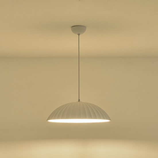 ΦΩΤΙΣΤΙΚΟ ΚΡΕΜΑΣΤΟ ΓΥΨΙΝΟ 1XE27 MAX 15W 500X500X130mm ΛΕΥΚΟ ARTE ILLUMINA CALCO