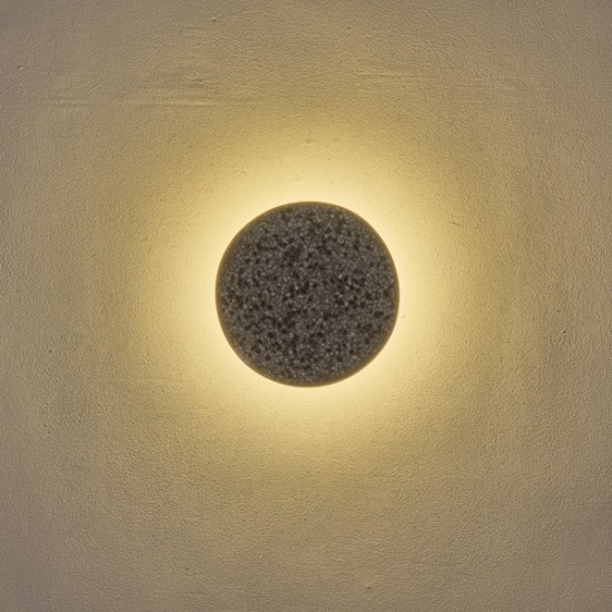 ΑΠΛΙΚΑ ΤΣΙΜΕΝΤΟ&ΜΕΤΑΛΛΟ 5W 3000K 600Lm 240X240X240mm ΓΚΡΙ ΑRTE ILLUMINA SALPICO