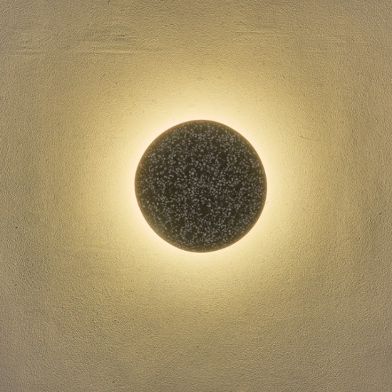 ΑΠΛΙΚΑ ΤΣΙΜΕΝΤΟ&ΜΕΤΑΛΛΟ 5W 3000K 600Lm 240X240X240mm ΜΑΥΡO ARTE ILLUMINA SALPICO