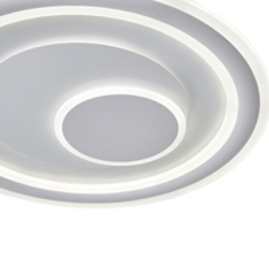 ΠΛΑΦΟΝΙΕΡΑ LED 60W 3300Lm Φ50 3CCT 3000-4000-6500K 510Χ60mm ΛΕΥΚΟ ARTE ILLUMINA MOTIVO