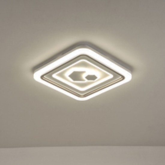 ΠΛΑΦΟΝΙΕΡΑ LED 60W 5220Lm Φ50 3CCT 3000-4000-6500K 490x50mm ΛΕΥΚΟ ARTE ILLUMINA MOTIVO