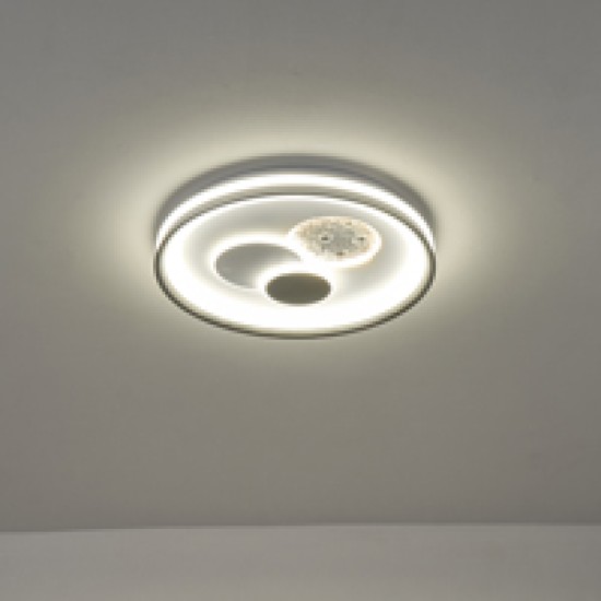 ΠΛΑΦΟΝΙΕΡΑ LED 60W 4020Lm Φ50 3CCT 3000-4000-6500K 510x75mm ΛΕΥΚΟ ΦΕΓΓΑΡΙ ARTE ILLUMINA ALEGRE