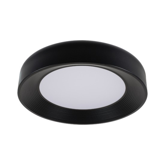 ΠΛΑΦΟΝΙΕΡΑ ΜΕΤΑΛΛΙΚΗ 3000K 2262Lm  500x500x100mm  ΜΑΥΡΟ ARTE ILLUMINA UPON