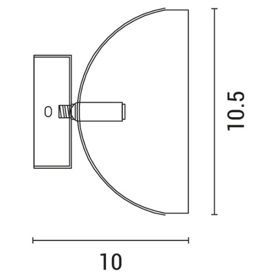 ΑΠΛΙΚΑ ΤΟΙΧΟΥ LED 5W ΛΕΥΚΟ