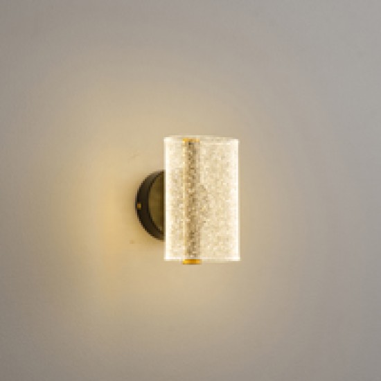 ΑΠΛΙΚΑ ΑΚΡΥΛΙΚΗ 8W 720Lm 3000K 420X380mm ΜΑΥΡO ΧΙΟΝΙ ARTE ILLUMINA SPARKY