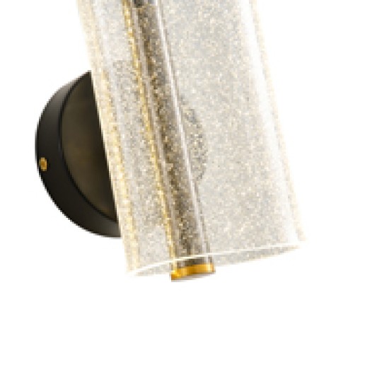 ΑΠΛΙΚΑ ΑΚΡΥΛΙΚΗ 8W 720Lm 3000K 420X380mm ΜΑΥΡO ΧΙΟΝΙ ARTE ILLUMINA SPARKY