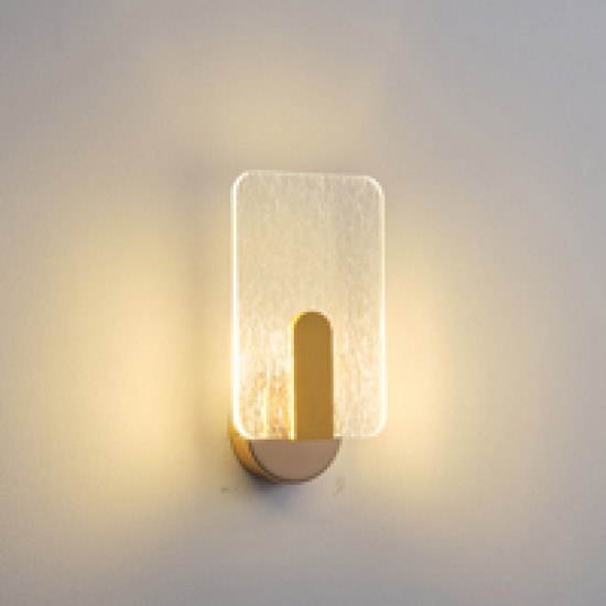 ΑΠΛΙΚΑ ΑΚΡΥΛΙΚΗ 8W 3000K 720Lm 580X360mm ΧΡΥΣO  ARTE ILLUMINA VOLET