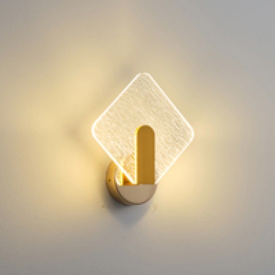 ΑΠΛΙΚΑ ΑΚΡΥΛΙΚΗ  8W 3000K 720Lm 540X480mm ΧΡΥΣO ARTE ILLUMINA VOLET