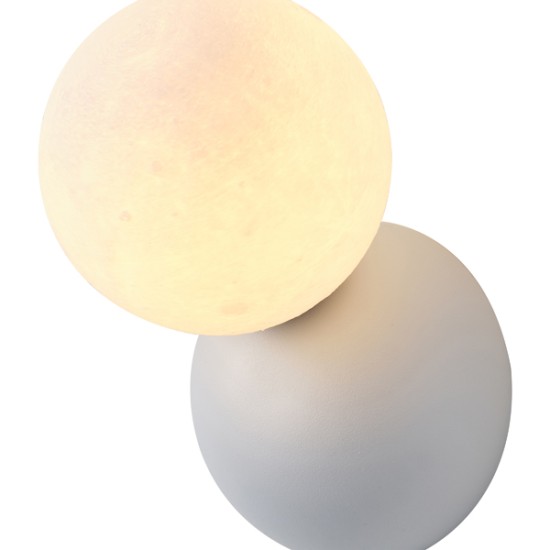 ΑΠΛΙΚΑ TOIXOY ΜΕΤΑΛΛΙΚΗ LED G9 MAX 25W 100X120mm ΛΕΥΚΟ ARTE ILLUMINA TERPSI