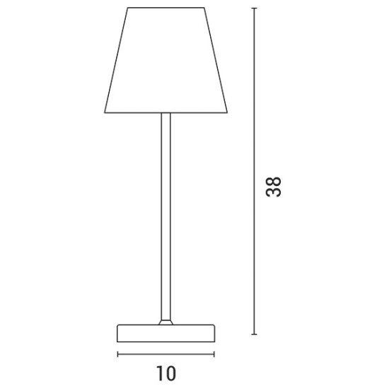ΠΟΡΤΑΤΙΦ ΑΦΗΣ ΕΠΑΝΑΦ/ΝΟ ΑΛΟΥΜΙΝΙΟ-ΜΕΤΑΛΛΟ LED 3.5W 240Lm 3000K 5V DIMMABLE Φ100X380mm ΛΕΥΚΟ  CHROMA