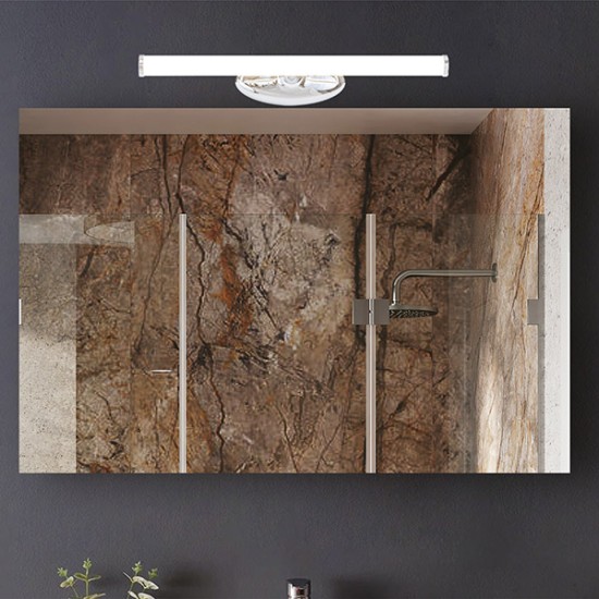 ΦΩΤΙΣΤΙΚΟ ΜΠΑΝΙΟΥ LED 6W 4000Κ 400X130X60 ΝΙΚΕΛ