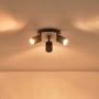 ΣΠΟΤ ΜΕΤΑΛΛΙΚΟ 3ΦΩΤΟ 3XGU10 Max 7W  Φ180X135mm  ΜΑΥΡΟ ARTE ILLUMINA OLYMP