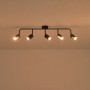 ΣΠΟΤ ΜΕΤΑΛΛΙΚΟ 5ΦΩΤΟ 5XGU10 Max 7W  800X90X230mm ΜΑΥΡΟ ARTE ILLUMINA OLYMP