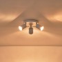 ΣΠΟΤ ΜΕΤΑΛΛΙΚΟ 3ΦΩΤΟ 3XGU10 Max 7W Φ180X135mm ΛΕΥΚΟ ARTE ILLUMINA OLYMP