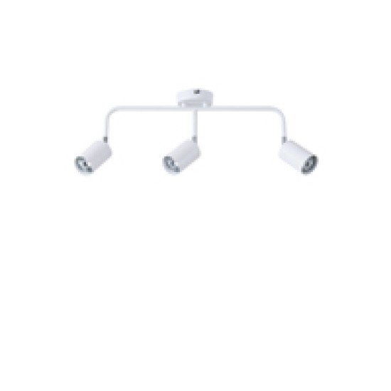 ΣΠΟΤ ΜΕΤΑΛΛΙΚΟ 3ΦΩΤΟ 3XGU10 Max 7W 500X90X230mm ΛΕΥΚΟ ARTE ILLUMINA OLYMP