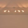 ΣΠΟΤ ΜΕΤΑΛΛΙΚΟ 5ΦΩΤΟ 5XGU10 Max 7W  800X90X230mm ΛΕΥΚΟ  ARTE ILLUMINA OLYMP