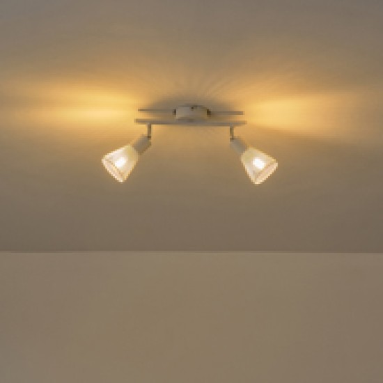 ΣΠΟΤ ΜΕ ΔΙΧΤΥ 2XE14 255X80X145mm ΛΕΥΚΟ ARTE ILLUMINA MESHY