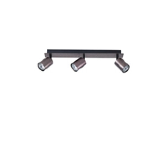 ΣΠΟΤ ΑΛΟΥΜΙΝΙΟΥ 3ΦΩΤΟ 3XGU10  450X80X120mm ΓΚΡΙ ARTE ILLUMINA LUXY