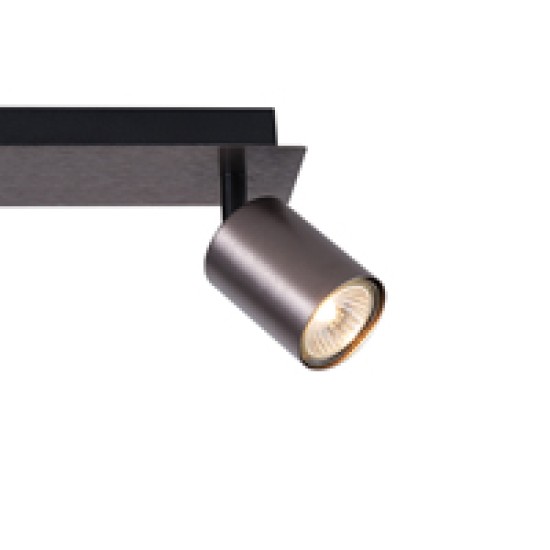 ΣΠΟΤ ΑΛΟΥΜΙΝΙΟΥ 3ΦΩΤΟ 3XGU10  450X80X120mm ΓΚΡΙ ARTE ILLUMINA LUXY