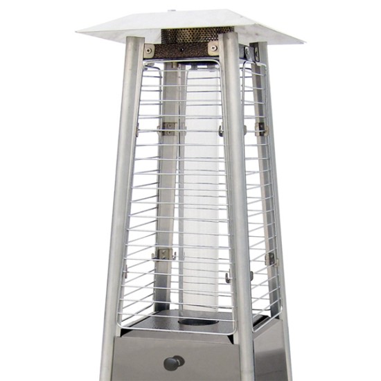 ΘΕΡΜΑΣΤΡΑ ΥΓΡΑΕΡΙΟΥ ΠΥΡΓΟΣ MINI 89cm 3KW INOX (stainless steel)