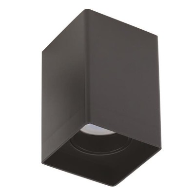 ΦΩΤΙΣΤΙΚΟ ΟΡΟΦΗΣ ΠΛΑΣΤΙΚΟ ΤΕΤΡΑΓΩΝΟ GU10 80X80X125 ΜΑΥΡΟ ARTE ILLUMINA BOXI