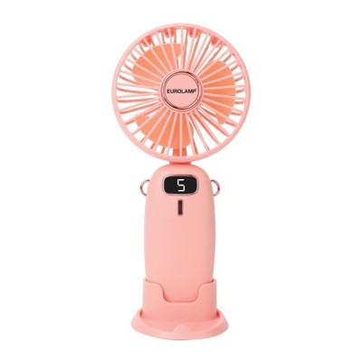 ΑΝΕΜΙΣΤΗΡΑΣ ΧΕΙΡΟΣ ΕΠΑΝΑΦΟΡΤΙΖΟΜΕΝΟΣ ΜΕ USB ΚΑΙ ΒΑΣΗ ΚΙΝΗΤΟΥ Φ9 ΡΟΖ