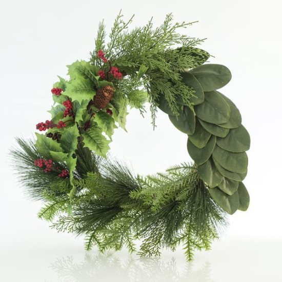 ΣΤΕΦΑΝΙ ΜΕ ΠΕΥΚΟΒΕΛΟΝΑ ΚΑΙ ΓΚΙ, 64cm ΣΤΕΦΑΝΙ ΜΕ ΠΕΥΚΟΒΕΛΟΝΑ ΚΑΙ ΓΚΙ, 64cm