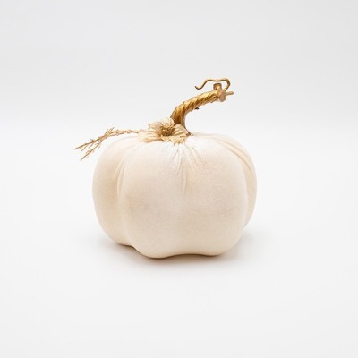 ΒΕΛΟΥΔΙΝΗ ΚΟΛΟΚΥΘΑ, ΥΠΟΛΕΥΚΗ, ΜΕ ΛΟΥΛΟΥΔΑΚΙΑ, 12x15cm