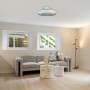 ΑΝΕΜΙΣΤΗΡΑΣ ΠΛΑΦΟΝΙΕΡΑ LED RGB ΟΡΟΦΗΣ ΛΕΥΚΟΣ-ΓΚΡΙ Φ51 DC 20W